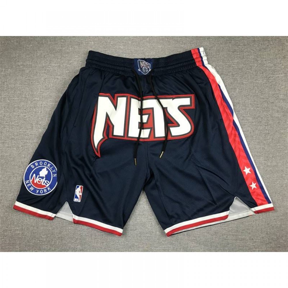 Pantalon Corto De Bolsillo Brooklyn Nets Azul Marino
