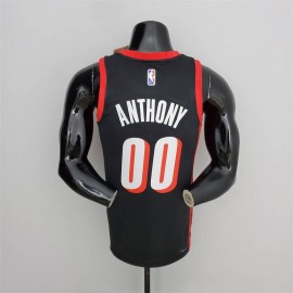 Camiseta Carmelo Anthony #00 Sacramento Kings 2022 City Edition Negro/Rojo