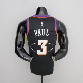 Camiseta Chris Paul #3 Phoenix Suns 2022 City Edition Negro Camiseta Chris Paul #3 Phoenix Suns 2022 City Edition Negro