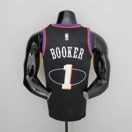 Camiseta Devin Booker #1 Phoenix Suns 2022 City Edition Negro