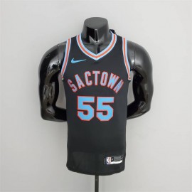 Camiseta Jason Williams #55 Sacramento Kings 2021 City Edition Negro