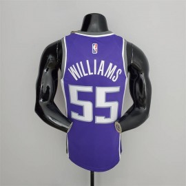 Camiseta Jason Williams #55 Sacramento Kings Edición 75 Aniversario Púrpura