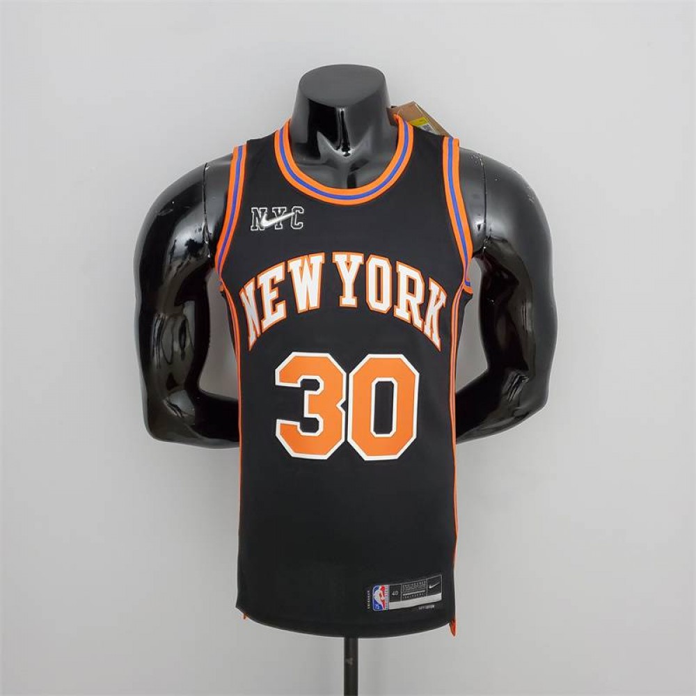 Camiseta Julius Randle #30 New York Knicks 2022 City Edition Negro Camiseta Julius Randle #30 New York Knicks 2022 City Edition Negro