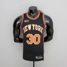 Camiseta Julius Randle #30 New York Knicks 2022 City Edition Negro