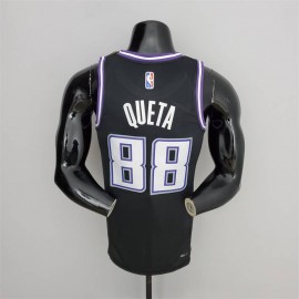 Camiseta Neemias Queta #88 Sacramento Kings 2022 City Edition Negro Camiseta Neemias Queta #88 Sacramento Kings 2022 City Edition Negro
