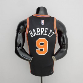 Camiseta RJ Barrett #9 New York Knicks 2022 City Edition Negro Camiseta RJ Barrett #9 New York Knicks 2022 City Edition Negro