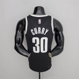 Camiseta Seth Curry #30 Brooklyn Nets Edición 75 Aniversario Negro Camiseta Seth Curry #30 Brooklyn Nets Edición 75 Aniversario Negro