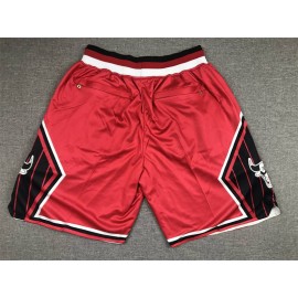 Pantalon Corto De Bolsillo Chicago Bulls City Edition Rojo