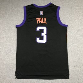 Camiseta Chris Paul #3 Phoenix Suns City Edition Icon 75 Aniversario Negro Camiseta Chris Paul #3 Phoenix Suns City Edition Icon 75 Aniversario Negro