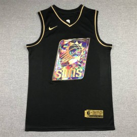 Camiseta Devin Booker #1 Phoenix Suns Diamond Edition Oro Negro