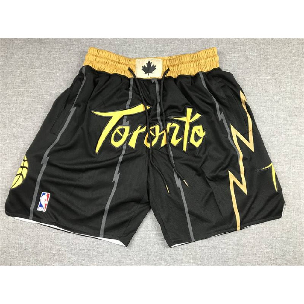 Pantalon Corto De Bolsillo Toronto Raptors City Edition Negro Pantalon Corto De Bolsillo Toronto Raptors City Edition Negro