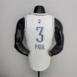 Camiseta Chris Paul #3 Oklahoma City Thunder Edición 75 Aniversario 2022 City Edition Blanco