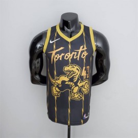 Camiseta Pascal Siakam #43 Toronto Raptors City Edition 2022 Negro
