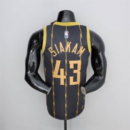 Camiseta Pascal Siakam #43 Toronto Raptors City Edition 2022 Negro Camiseta Pascal Siakam #43 Toronto Raptors City Edition 2022 Negro