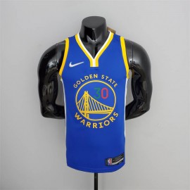 Camiseta Stephen Curry #30 Golden State Warriors Edición 75 Aniversario Clásico Mexico Edition Azul