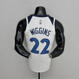 Camiseta Andrew Wiggins #22 Minnesota Timberwolves Edición 75 Aniversario Blanco