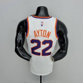 Camiseta Deandre Ayton #22 Phoenix Suns Edición 75 Aniversario Blanco Camiseta Deandre Ayton #22 Phoenix Suns Edición 75 Aniversario Blanco