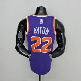 Camiseta Deandre Ayton #22 Phoenix Suns Edición 75 Aniversario Púrpura