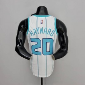Camiseta Gordon Hayward #20 Charlotte Hornets Edición 75 Aniversario Blanco Camiseta Gordon Hayward #20 Charlotte Hornets Edición 75 Aniversario Blanco