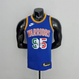 Camiseta Juan Toscano-Anderson #95 Golden State Warriors Mexico Exclusivo Azul