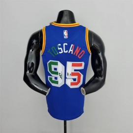 Camiseta Juan Toscano-Anderson #95 Golden State Warriors Mexico Exclusivo Azul Camiseta Juan Toscano-Anderson #95 Golden State Warriors Mexico Exclusivo Azul