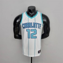 Camiseta Kelly Oubre Jr. #12 Charlotte Hornets Edición 75 Aniversario Blanco