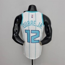 Camiseta Kelly Oubre Jr. #12 Charlotte Hornets Edición 75 Aniversario Blanco Camiseta Kelly Oubre Jr. #12 Charlotte Hornets Edición 75 Aniversario Blanco