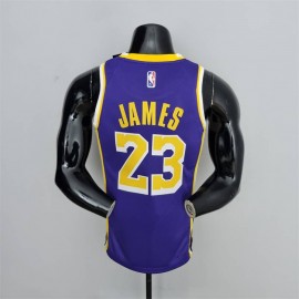 Camiseta LeBron James #23 Los Angeles Lakers Jordan Edición 75 Aniversario Púrpura Camiseta LeBron James #23 Los Angeles Lakers Jordan Edición 75 Aniversario Púrpura