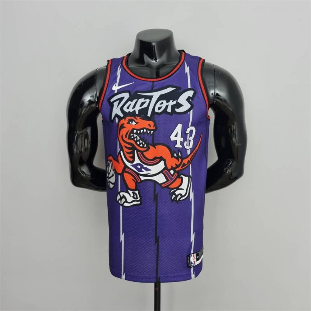 Camiseta Pascal Siakam #43 Toronto Raptors Púrpura Camiseta Pascal Siakam #43 Toronto Raptors Púrpura