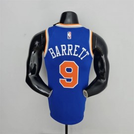 Camiseta RJ Barrett #9 New York Knicks Edición 75 Aniversario Azul Camiseta RJ Barrett #9 New York Knicks Edición 75 Aniversario Azul