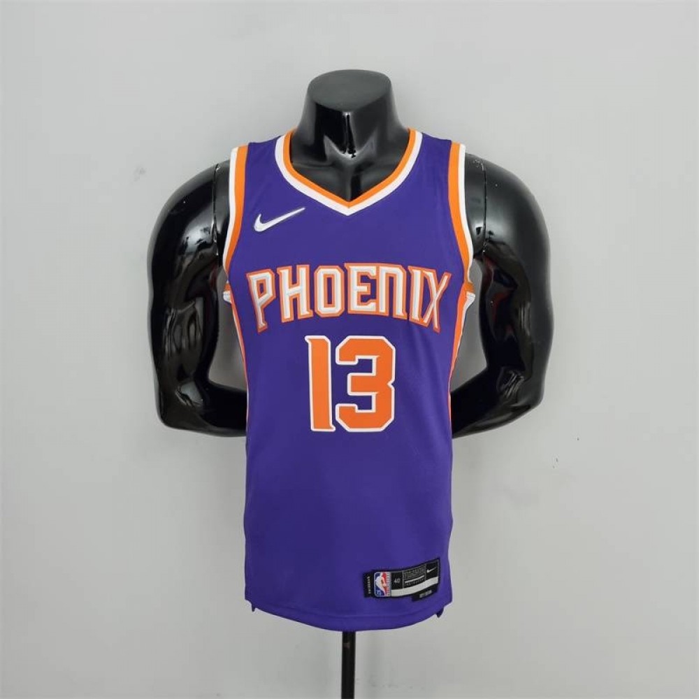 Camiseta Steve Nash #13 Phoenix Suns Edición 75 Aniversario Púrpura