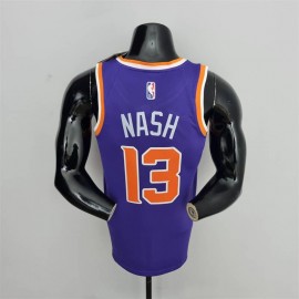 Camiseta Steve Nash #13 Phoenix Suns Edición 75 Aniversario Púrpura