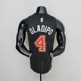Camiseta Victor Oladipo #4 Miami Heat 2022 City Edition Negro Camiseta Victor Oladipo #4 Miami Heat 2022 City Edition Negro