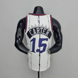 Camiseta Vince Carter #15 Toronto Raptors Blanco Camiseta Vince Carter #15 Toronto Raptors Blanco