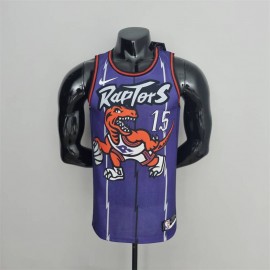 Camiseta Vince Carter #15 Toronto Raptors Púrpura Classic Edition ⋆  MiCamisetaNBA