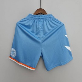 Pantalon Corto De Bolsillo Los Angeles Clippers 2022 City Edition Azul Claro