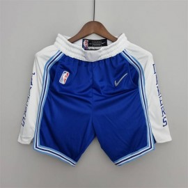 Pantalon Corto De Bolsillo Los Angeles Lakers Edición 75 Aniversario Azul