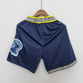 Pantalon Corto De Bolsillo Memphis Grizzlies 2022 City Edition Azul Real