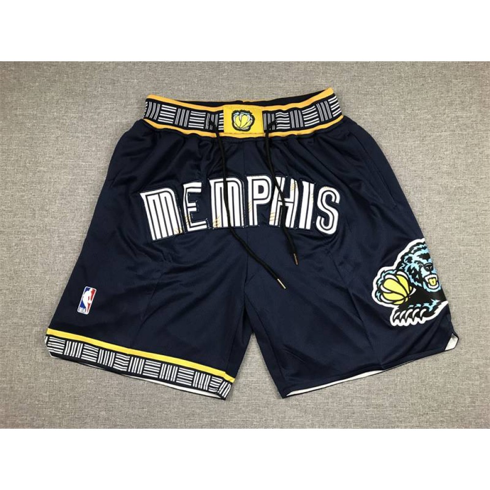 Pantalon Corto De Bolsillo Memphis Grizzlies City Edition Azul Oscuro