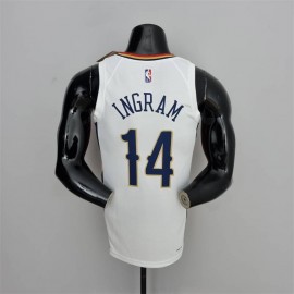 Camiseta Brandon Ingram #14 New Orleans Pelicans City Edition 2022 Blanca Camiseta Brandon Ingram #14 New Orleans Pelicans City Edition 2022 Blanca