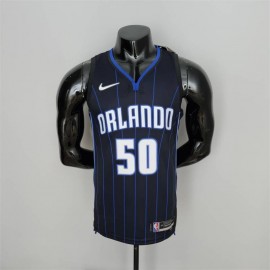 Camiseta Cole Anthony #50 Orlando Magic Edición 75 Aniversario Negra