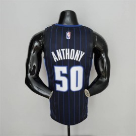 Camiseta Cole Anthony #50 Orlando Magic Edición 75 Aniversario Negra Camiseta Cole Anthony #50 Orlando Magic Edición 75 Aniversario Negra