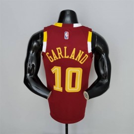 Camiseta Darius Garland #10 Cleveland Cavaliers City Edition 2022 Roja
