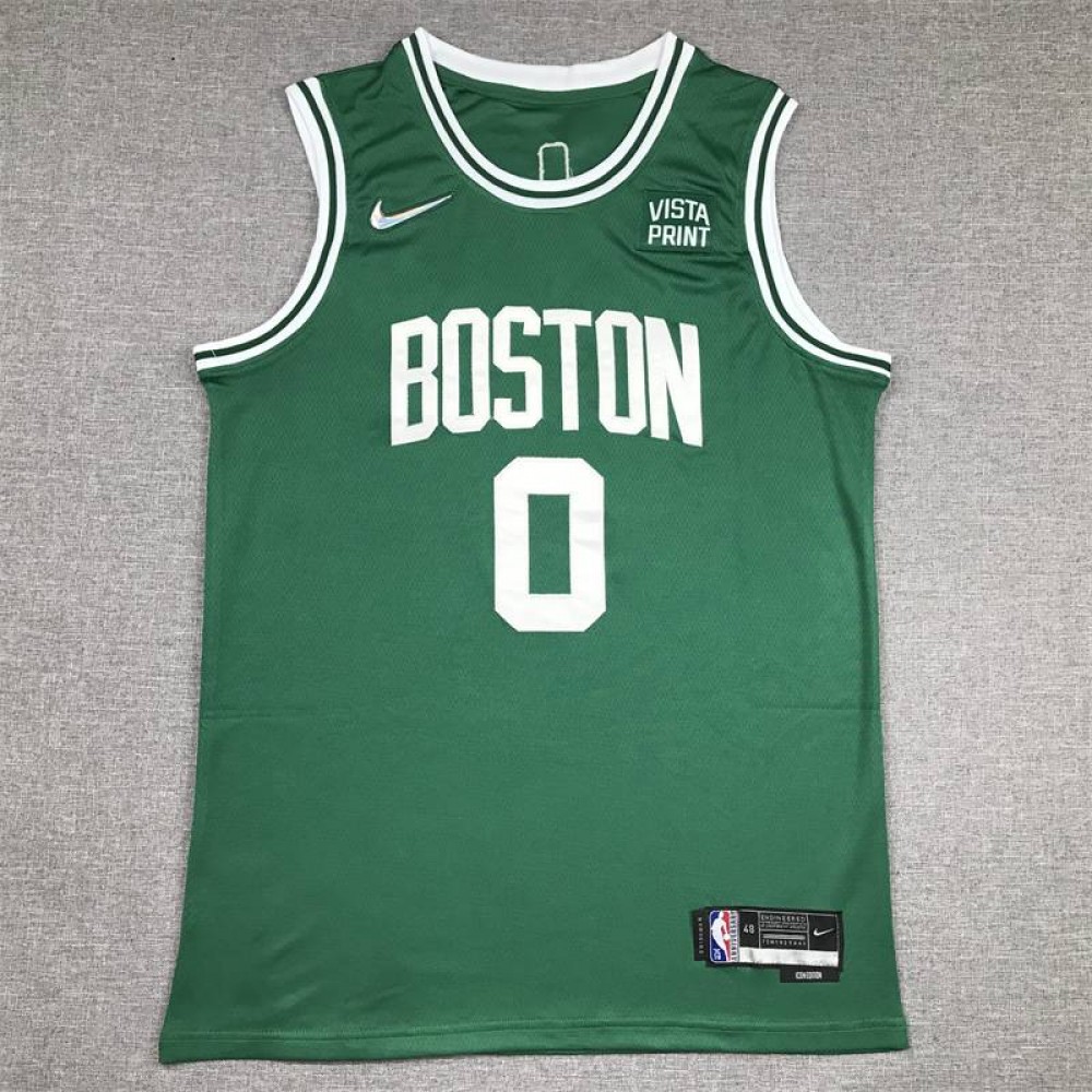 Camiseta Jayson Tatum #0 Boston Celtics Edición 75 Aniversario Icon Diamante Verde Camiseta Jayson Tatum #0 Boston Celtics Edición 75 Aniversario Icon Diamante Verde