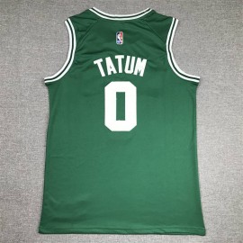 Camiseta Jayson Tatum #0 Boston Celtics Edición 75 Aniversario Icon Diamante Verde Camiseta Jayson Tatum #0 Boston Celtics Edición 75 Aniversario Icon Diamante Verde