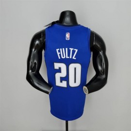 Camiseta Markelle Fultz #20 Orlando Magic Edición 75 Aniversario Azul Oscuro Camiseta Markelle Fultz #20 Orlando Magic Edición 75 Aniversario Azul Oscuro