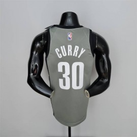 Camiseta Seth Curry #30 Brooklyn Nets Edición 75 Aniversario City Edition Gris Camiseta Seth Curry #30 Brooklyn Nets Edición 75 Aniversario City Edition Gris