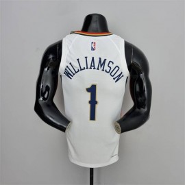 Camiseta Zion Williamson #1 New Orleans Pelicans City Edition 2022 Blanca Camiseta Zion Williamson #1 New Orleans Pelicans City Edition 2022 Blanca