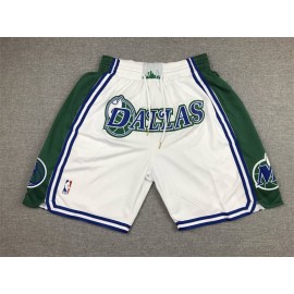 Pantalon Corto De Bolsillo Dallas Mavericks City Edition Blanco