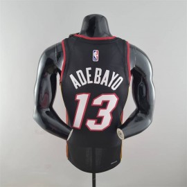 Camiseta Bam Adebayo #13 Miami Heat Edicion 75 Aniversario Negro Camiseta Bam Adebayo #13 Miami Heat Edicion 75 Aniversario Negro